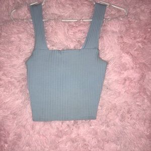 Blue tank top super cute and barely worn